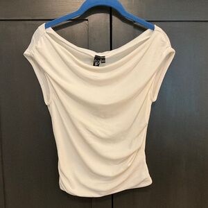 Windsor cream, scoop neck, super soft shirt, size medium